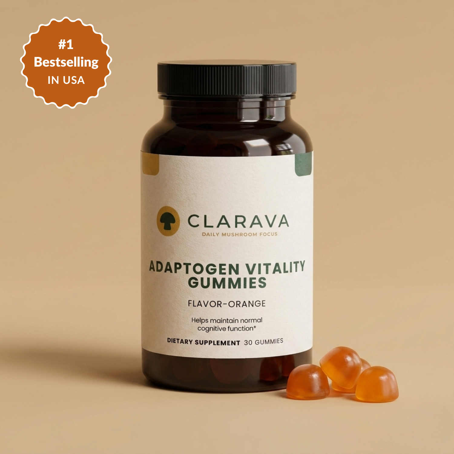 Clarava™ Mushroom Focus Gummies