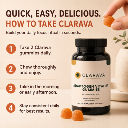 Clarava™ Mushroom Focus Gummies
