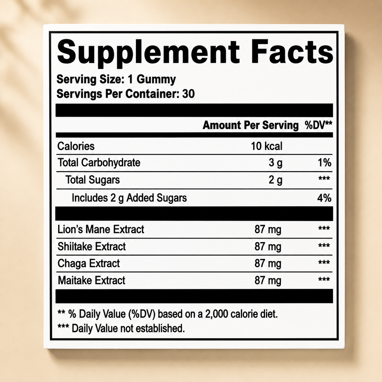 Clarava™ Mushroom Focus Gummies