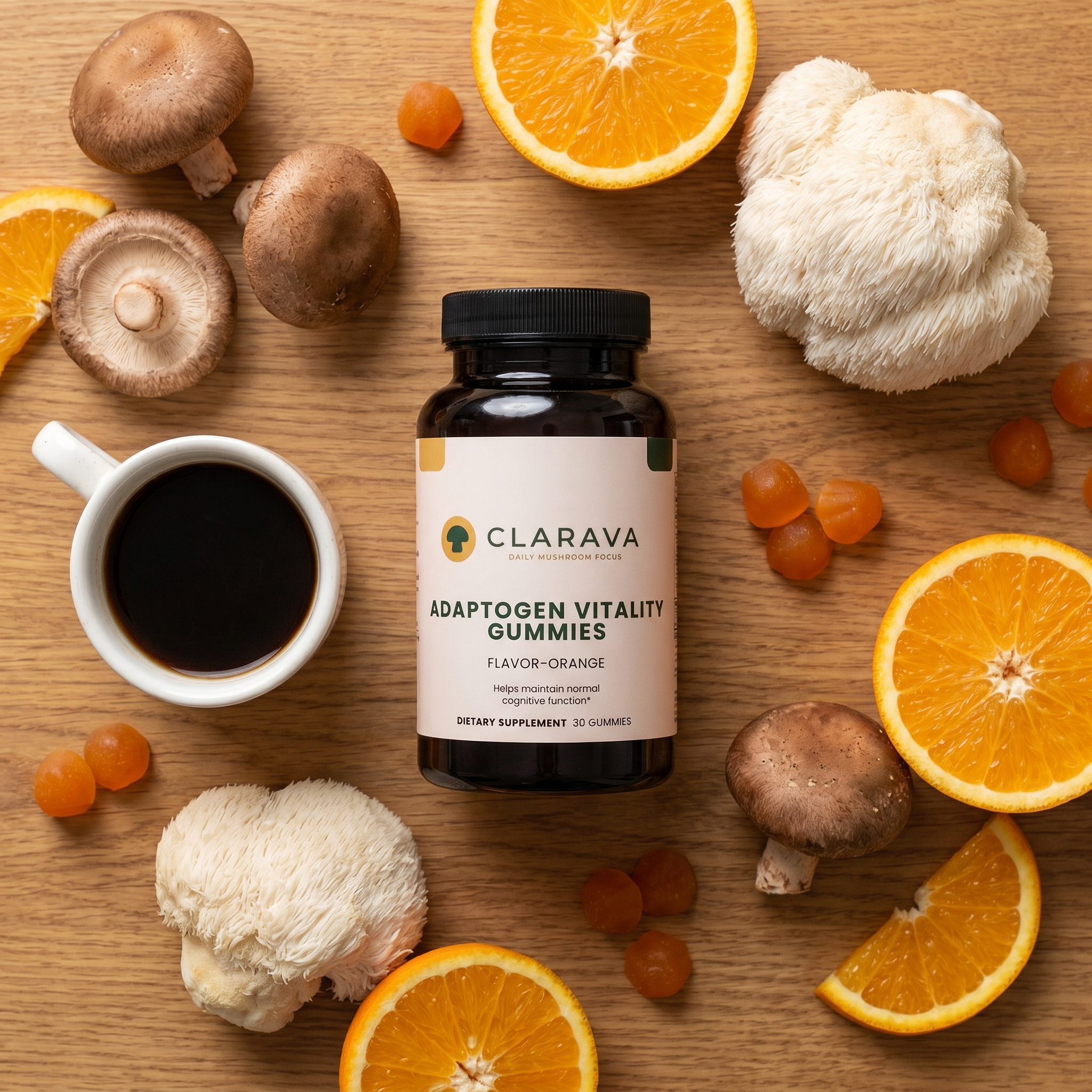 Clarava™ Mushroom Focus Gummies